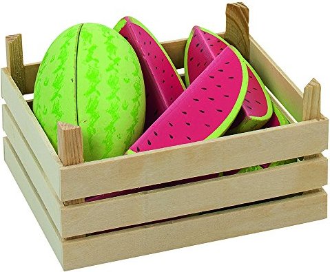 Goki Melons in fruit crate (51673)
