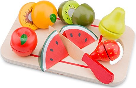 New Classic Toys Cutting Meal Fruit 8 pieces (10579)