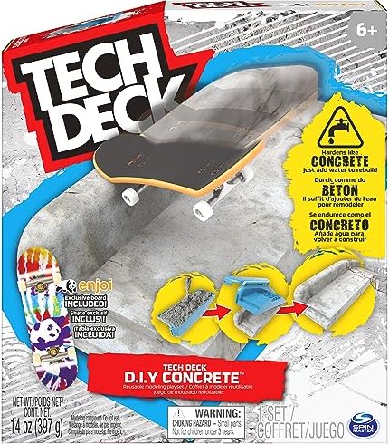 Spin Master Tech Deck Concrete Fingerboard-Rampe zum Selberbauen (6063132)