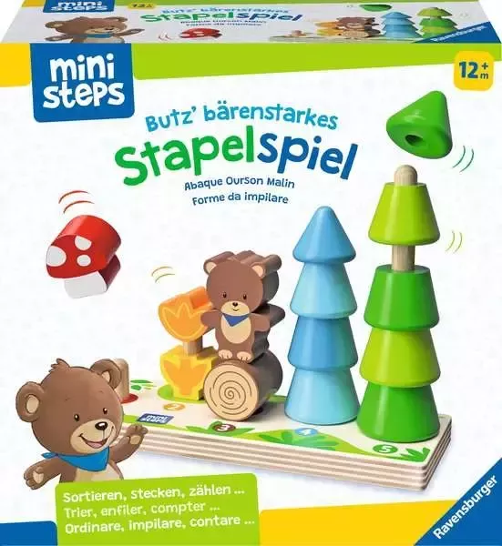 Ravensburger ministeps Butz' bärenstarkes Stapelspiel (04580)
