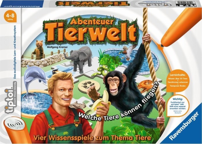 Ravensburger tiptoi Game: adventure wildlife (00513)