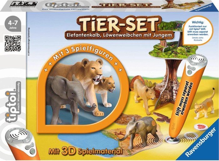 Ravensburger tiptoi Spielfigur: animal set lions (00743)