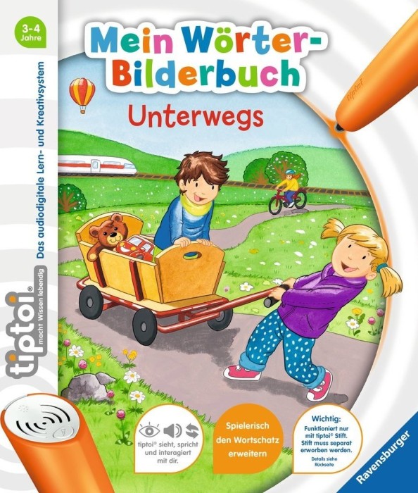 Ravensburger tiptoi book: My words-Bilderbuch: Unterwegs (00688/55411)