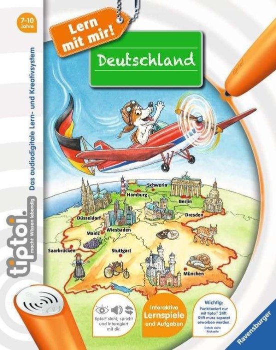 Ravensburger tiptoi Buch: Lern mit mir! Deutschland (41812)