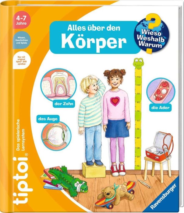 Ravensburger tiptoi book: Wieso? Weshalb? Warum?: all over den Body (49228)
