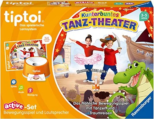 Ravensburger tiptoi Game: Active set Kunterbuntes dance-theatre (00073)