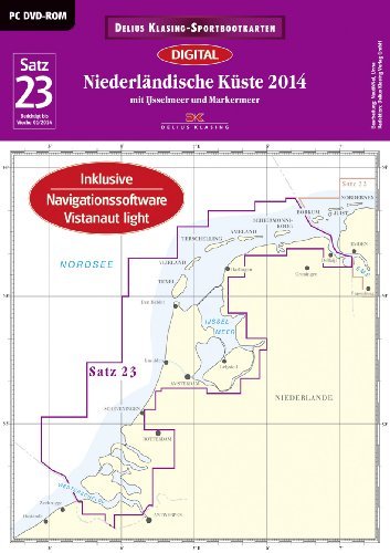 Delius Klasing sport boat maps sentence 23: Niederländische coast (German) (PC)