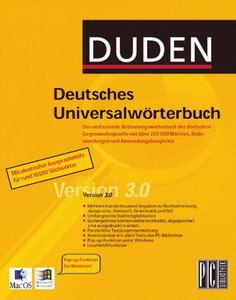 Duden German universal dictionary 3.0 (German) (PC/MAC)