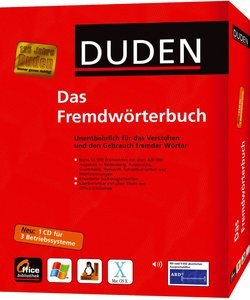 Duden the dictionary of foreign words (German) (PC/MAC/LINUX)