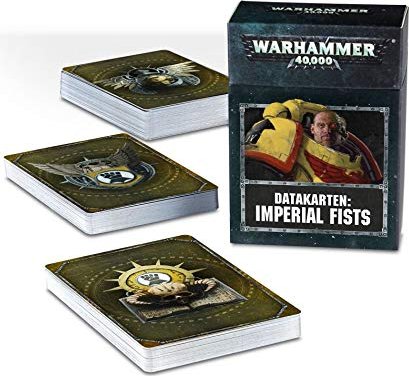 Games Workshop Warhammer 40.000 - Datakarten: Imperial Fists (DE) (04220101019)