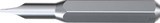 Wiha 7000 4 Z Micro-Bit Schlitz Bit 2x28mm, 1er-Pack (40604)
