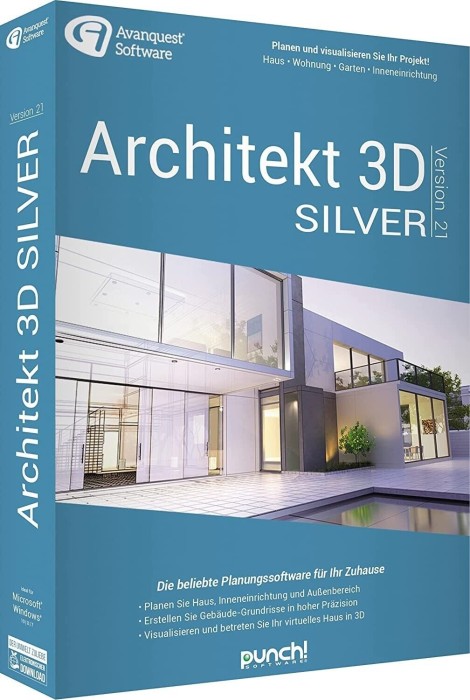 Punch! Software Architekt 3D 21 Silver, ESD (German) (PC)