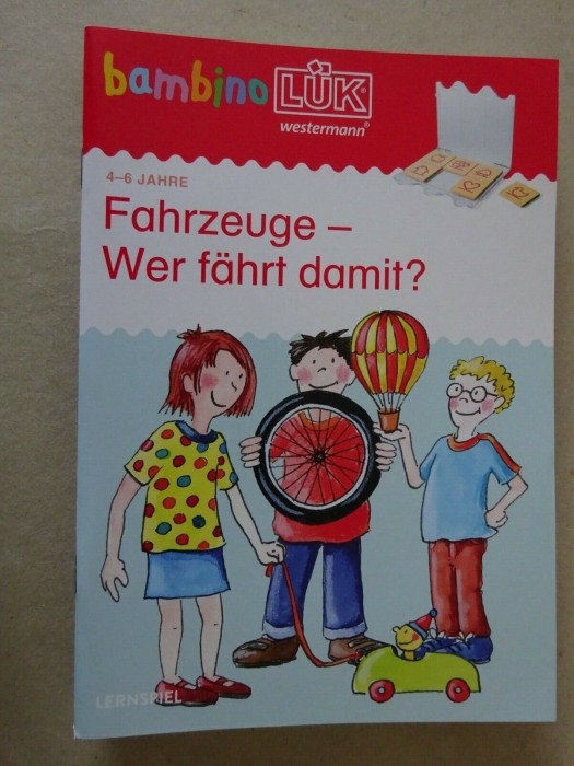 bambino LÜK Wahrnehmung and concentration: Vehicles - Wer runs therewith?