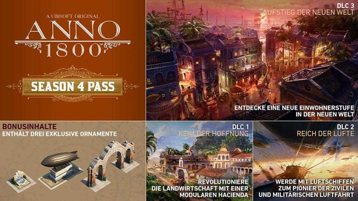 Anno 1800 - Season 4 Pass (Download) (Add-on) (PC)