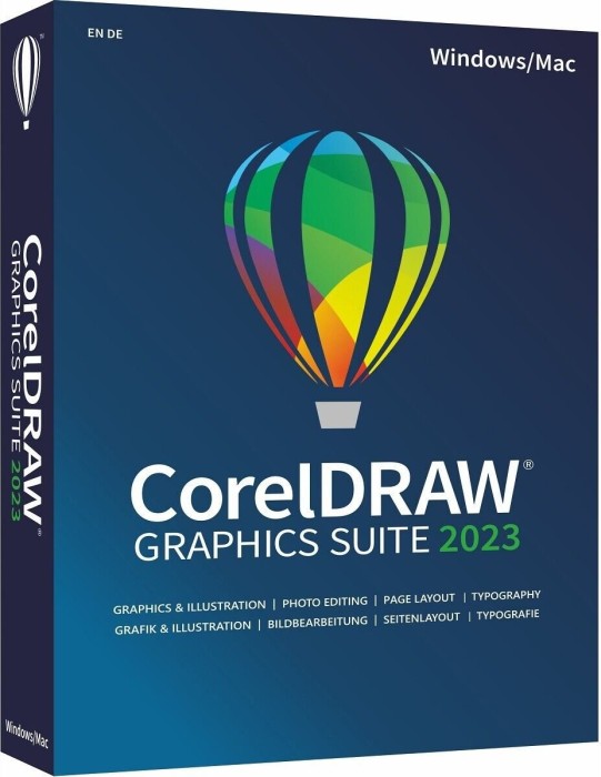Corel CorelDraw Graphics Suite 2023, ESD (mulitlingual) (PC/MAC) (ESDCDGS2023ML)