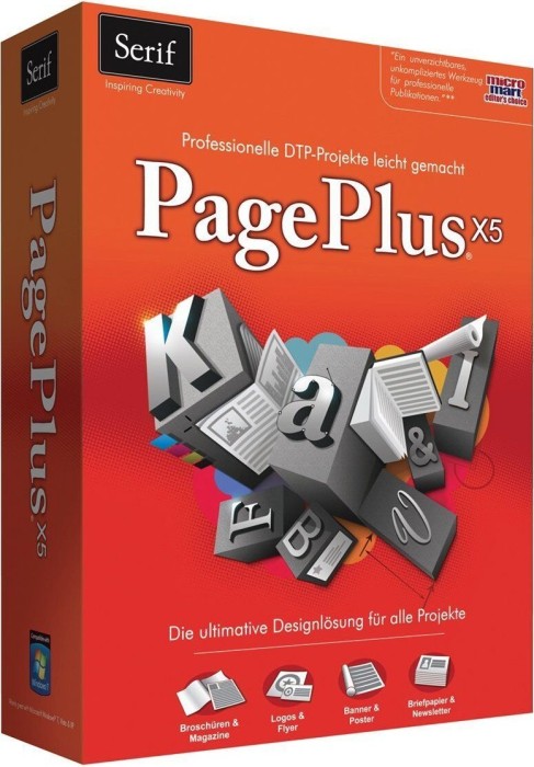 Serif PagePlus X5 (German) (PC) (SE-11079)