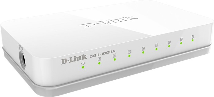 D-Link GO Easy Desktop Gigabit Switch, 8x RJ-45 (GO-SW-8G)