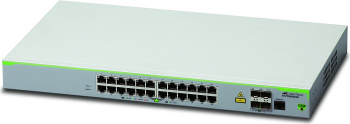 Allied Telesis CentreCOM FS980M Rackmount Managed Stack Switch, 24x RJ-45, 4x RJ-45/SFP (AT-FS980M/28 / 990-005050)