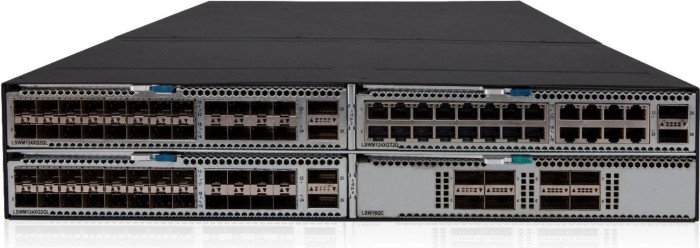 HP FlexFabric 5930 Rackmount 10G Managed Switch-Chassis, 4x Modul-Slot, 2HE (JH179A)