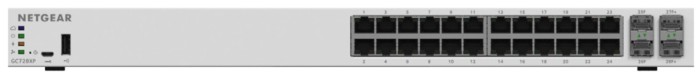 Netgear Insight GC700 Rackmout Gigabit Managed Switch, 24x RJ-45, 2x SFP, 2x SFP+, PoE+ (GC728XP-100)
