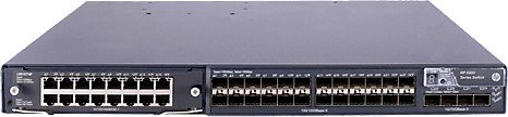 HP FlexFabric 5800 5820X Rackmount Gigabit Managed Stack Switch, 24x SFP, 4x SFP+, 1x Modul-Slot (JC103B)