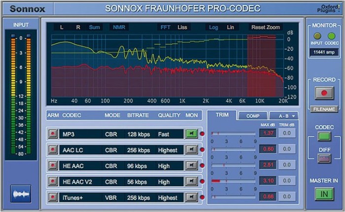 Sonnox Fraunhofer Pro-codec (Native) (PC/MAC)