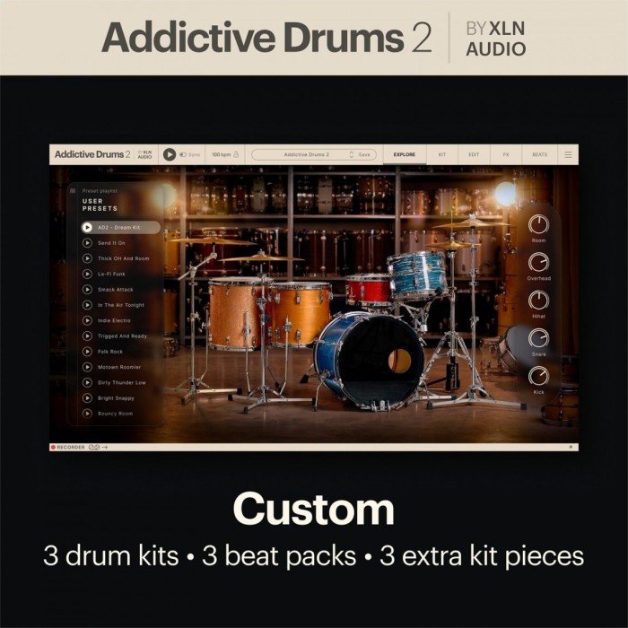 XLN Audio Addictive Drums (English) (PC/MAC)
