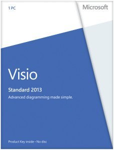 Microsoft Visio 2013 Standard, PKC (English) (PC) (D86-04736)