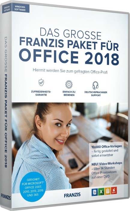 Franzis The big Franzis office package 2018 (German) (PC)