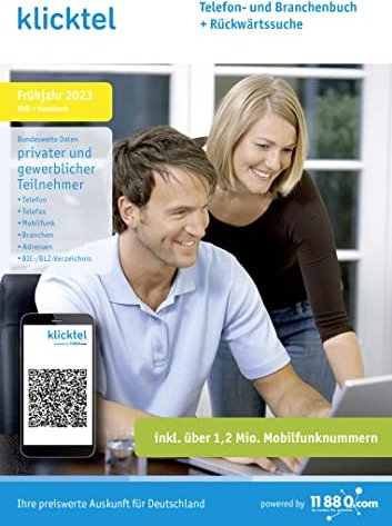 Buhl Data KlickTel Phone- and yellow pages spring 2023 incl. reverse search (German) (PC)