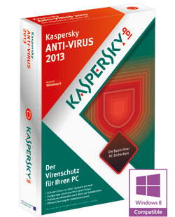 Kaspersky Lab Anti Virus 2013, 1 User, Update (German) (PC) (KL1149GXAFR/KL1149GBAFR)