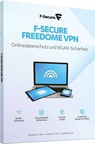 F-Secure Freedome VPN mobile, 3 User, 1 year, ESD (multilingual) (Multi-Device)