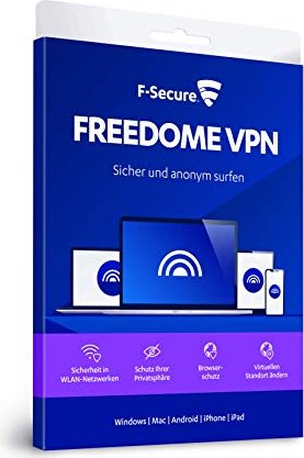 F-Secure Freedome VPN 2018, 5 User, 1 year (multilingual) (Multi-Device)