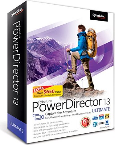CyberLink Power Director 13.0 Ultimate (English) (PC)