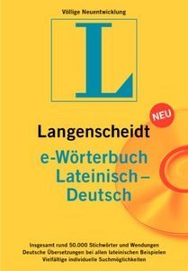 Langenscheidt e-dictionary latin/German (German) (PC) (LA90863)