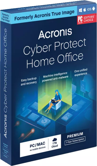 Acronis Cyber Protect Home Office Premium, 3 User, 1 year, ESD (multilingual) (Multi-Device) (HOQASHLOS)