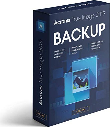 Acronis True image 2019, 5 User (German) (PC/MAC) (TI52B2DES)
