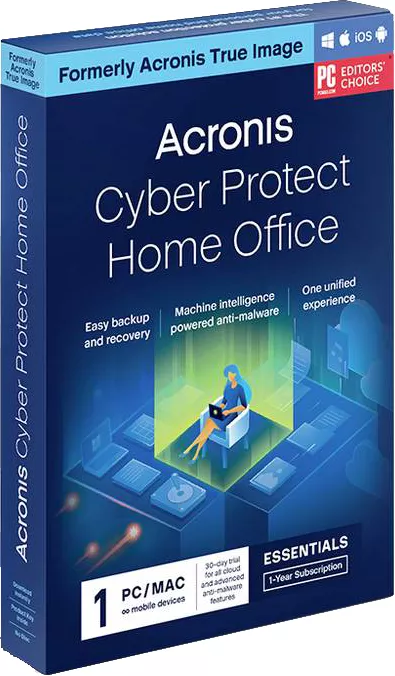 Acronis Cyber Protect Home Office Essentials, 1 User, 1 year, ESD (multilingual) (Multi-Device) (HOEASHLOS)
