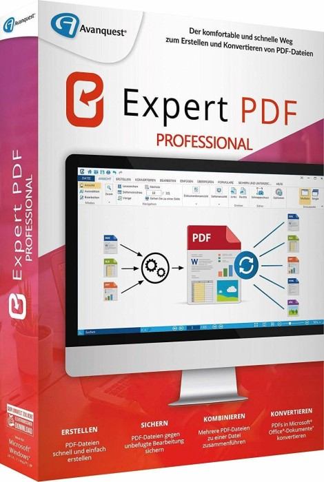 Avanquest eXpert PDF 14.0 Professional (German) (PC) (AQ-12106)