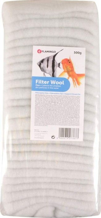 Flamingo Filter Wool Filterwatte für Aquarienfilter, 500g (400122)
