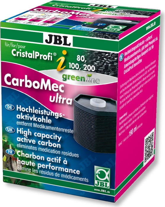 JBL Cristalprofessional i greenline CarboMec ultra, Filter basket with activated carbon granulate for internal filter (6093000)