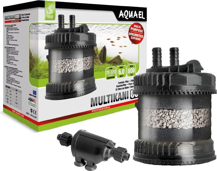 Aquael MULTIKANI 800 - erweiterbarer external filter for 20-320l (109441)