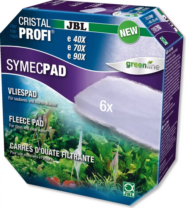 JBL Cristalprofessional SymecPAD e Filterwattevlies for aquarium filter, e40x/e70x/e90x (6029100)