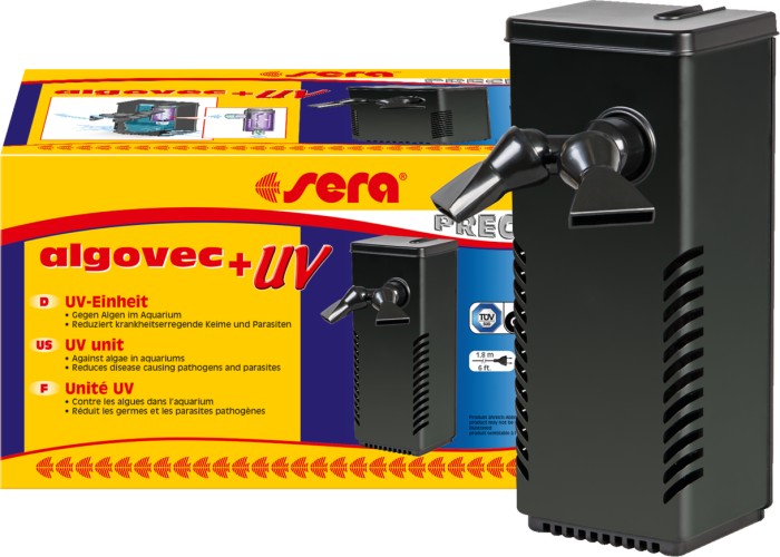 sera algovec UV, UV-C clarifier for the operation in Aquariums, 100l (30606)