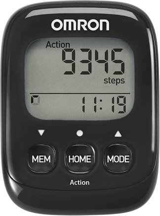 Omron Walking Style 4 Pedometer black (HJ-325-EBK)