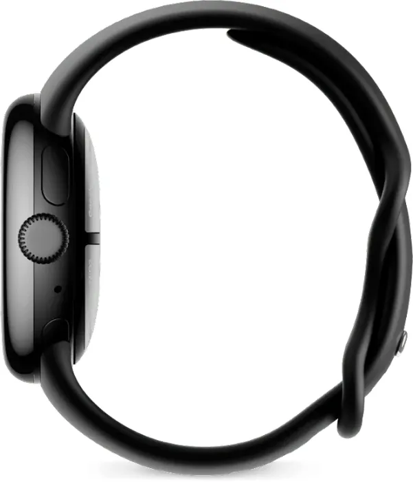 Google pixel Watch 2 (Wi-Fi) Matte Black with sport wristlet Obsidian