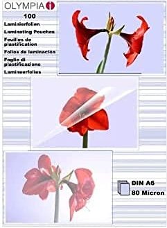 Olympia Laminierfolien, A6, 2x 80µm, 100 Stück (9168)