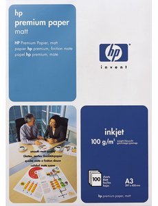 HP Premium Inkjetpapier weiß, A3, 100 Blatt (C1856A)