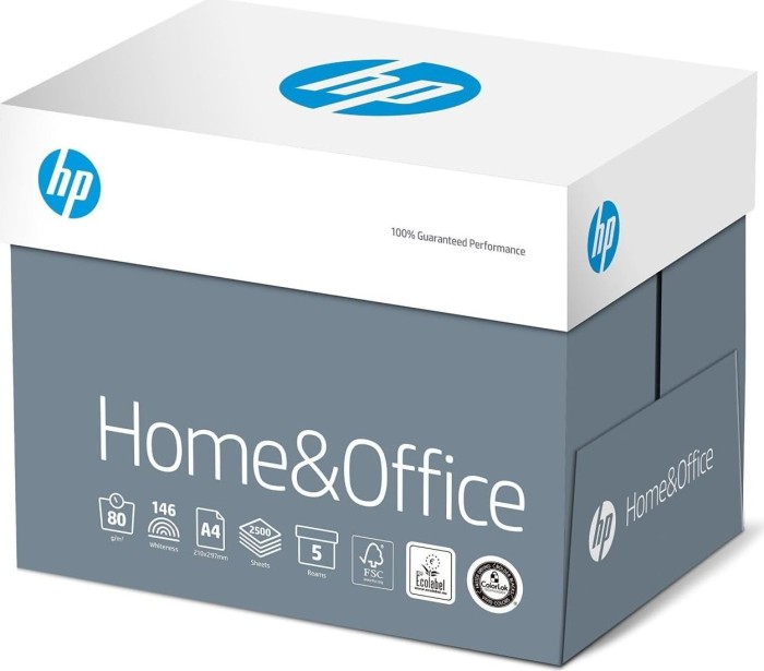 HP Home & Office Universalpapier weiß, A4, 80g/m², 2500 Blatt (CHP150)