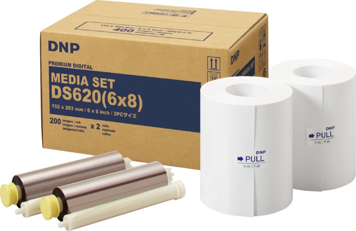 DNP Mediaset DS620(6x8) Fotopapier, 15x20cm, 400 Blatt (212626)